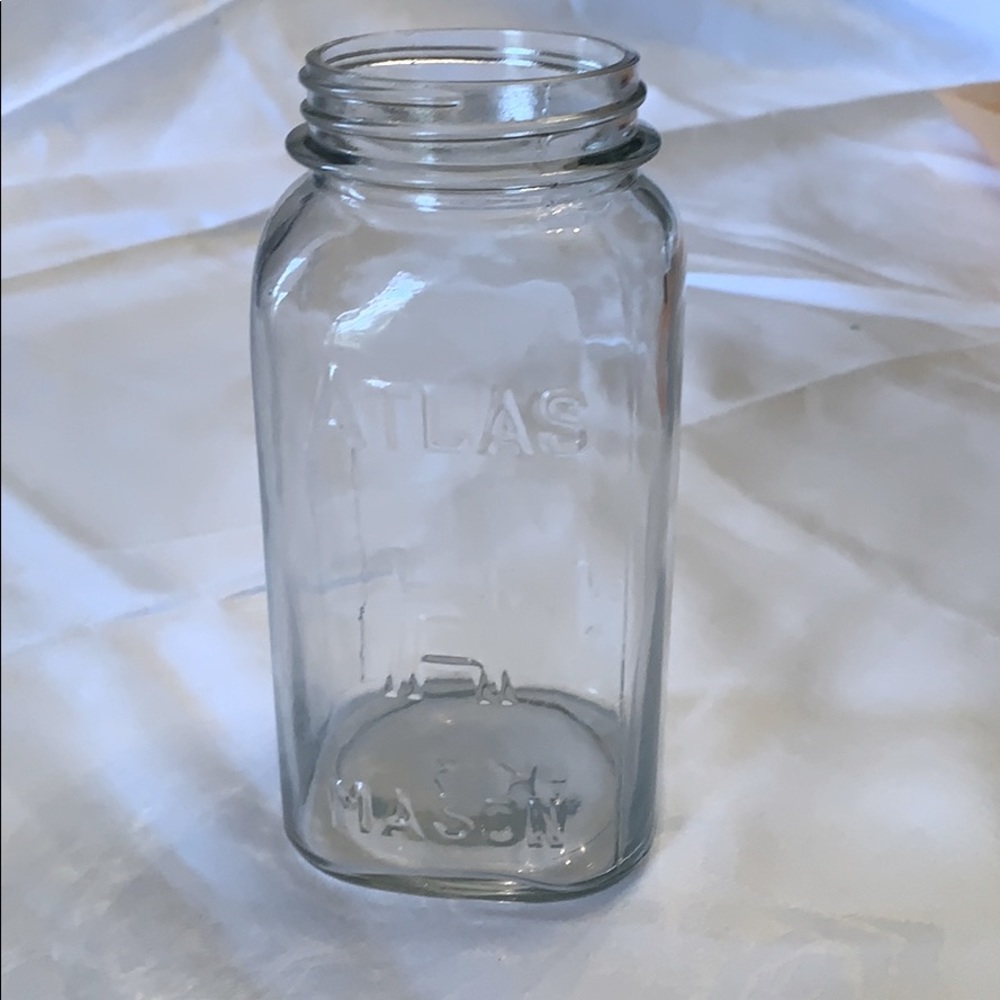 Antique Atlas Mason Jar